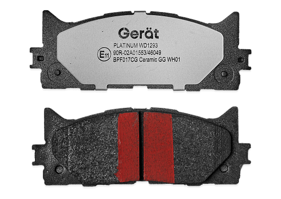 Тормозные колодки Gerat BPF017CG (передние) Ceramic