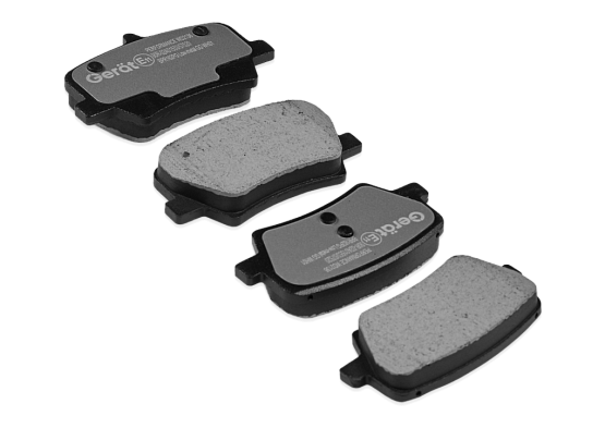 Тормозные колодки Gerat BPR162PG (задние) Low-metallic