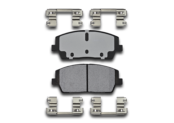 Тормозные колодки Gerat BPF205PG (передние) Low-metallic