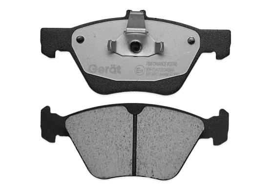 Передние тормозные колодки Gerat BPF130PG Low-metallic