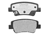 Тормозные колодки Gerat BPR228PG (задние) Low-metallic