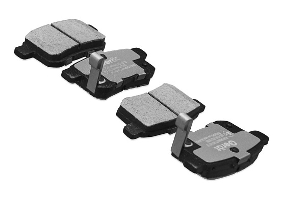 Тормозные колодки Gerat BPR065PG (задние) Low-metallic