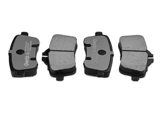 Задние тормозные колодки Gerat BPR105PG Low-metallic