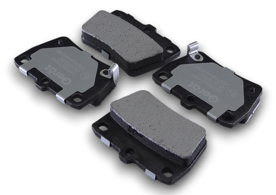 Задние тормозные колодки Gerat BPR007PG Low-metallic