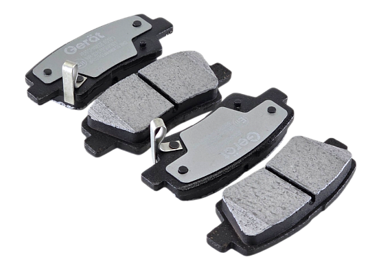 Тормозные колодки Gerat BPR131PG (задние) Low-metallic