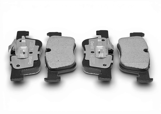Тормозные колодки Gerat BPF241PG (передние) Low-metallic