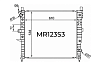 Радиатор охлаждения двигателя Gerat MR123S3