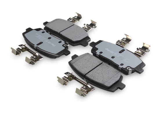 Тормозные колодки Gerat BPF205PG (передние) Low-metallic