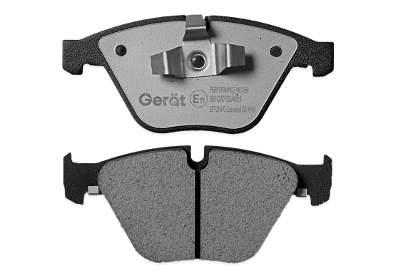 Тормозные колодки Gerat BPF246PG (передние) Low-metallic