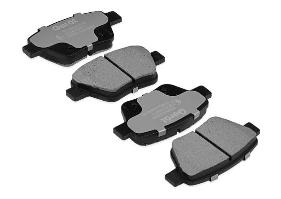 Тормозные колодки Gerat BPR149PG (задние) Low-metallic