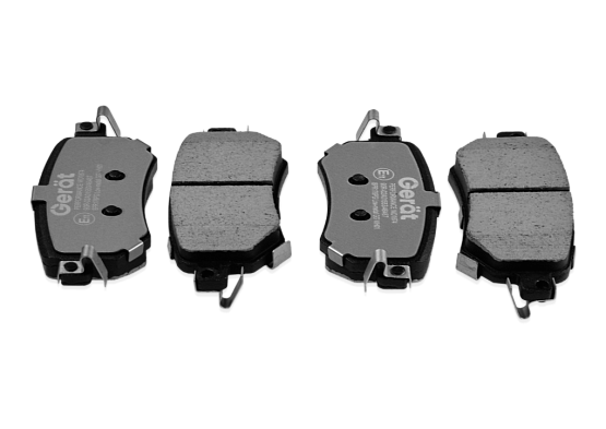 Тормозные колодки Gerat BPR176PG (задние) Low-metallic