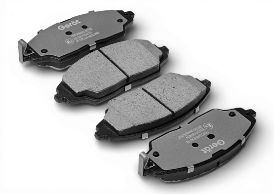Тормозные колодки Gerat BPF170PG (передние) Low-metallic