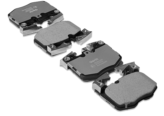 Тормозные колодки Gerat BPF239PG (передние) Low-metallic