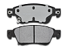 Передние тормозные колодки Gerat BPF298PG Low-metallic