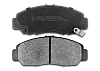 Тормозные колодки Gerat BP-F225P (передние) Low-metallic