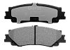 Тормозные колодки Gerat BPR144PG (задние) Low-metallic
