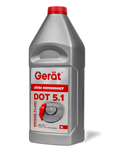 Высокотемпературная тормозная жидкость Gerat GBF511 Performance DOT 5.1