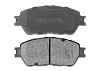 Тормозные колодки Gerat BP-F010P (передние) Low-metallic