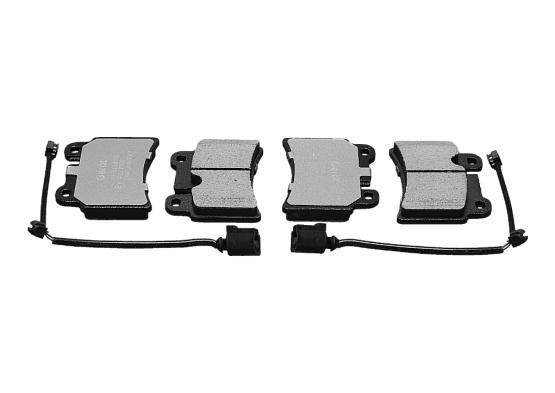 Тормозные колодки Gerat BPR059PG (задние) Low-metallic