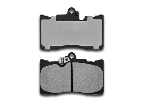 Передние тормозные колодки Gerat BPF202PG Low-metallic