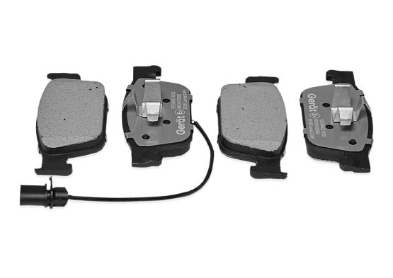 Тормозные колодки Gerat BPF316PG (передние) Low-metallic