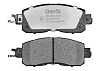 Тормозные колодки Gerat BPF358PG (передние) Low-metallic