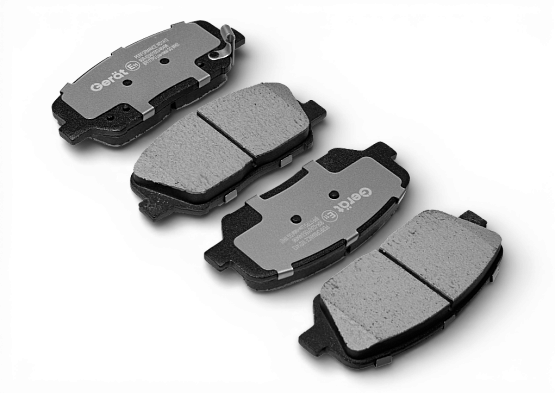 Тормозные колодки Gerat BPF177PG (передние) Low-metallic