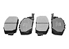 Тормозные колодки Gerat BPF374PG (передние) Low-metallic