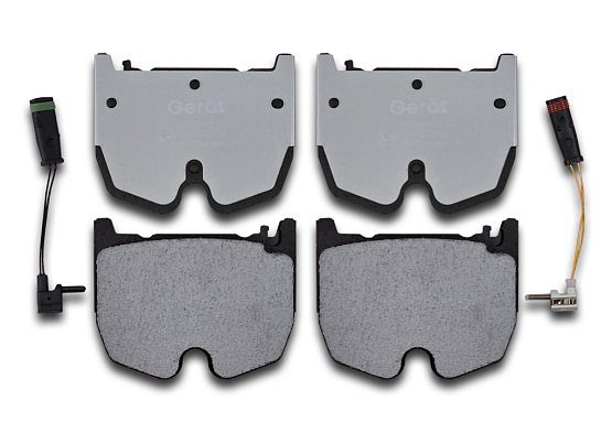 Передние тормозные колодки Gerat BPF073PG Low-metallic 8 шт.