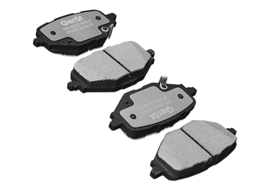 Задние тормозные колодки Gerat BPR232PG Low-metallic