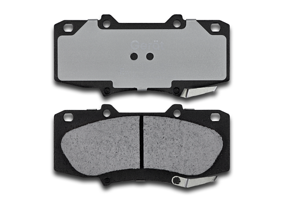 Тормозные колодки Gerat BPF285PG (передние) Low-metallic