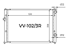 Радиатор охлаждения двигателя Gerat VV-102/3R