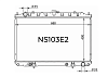 Радиатор охлаждения двигателя Gerat NS-103/2R