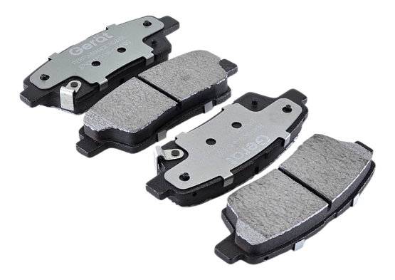 Задние тормозные колодки Gerat BPR204PG Low-metallic