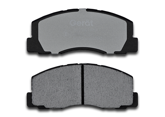 Передние тормозные колодки Gerat BPF027PG Low-metallic