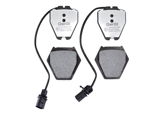 Тормозные колодки Gerat BPF069PG (передние) Low-metallic