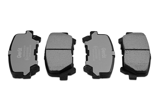 Задние тормозные колодки Gerat BPR158PG Low-metallic