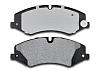 Передние тормозные колодки Gerat BPF227PG Low-metallic