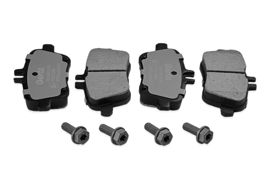 Задние тормозные колодки Gerat BPR142PG Low-metallic