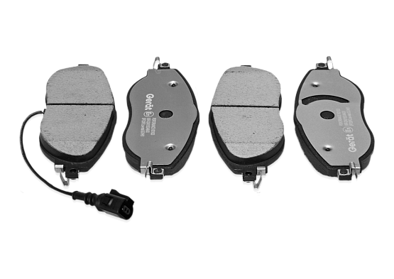 Тормозные колодки Gerat BPF203PG (передние) Low-metallic