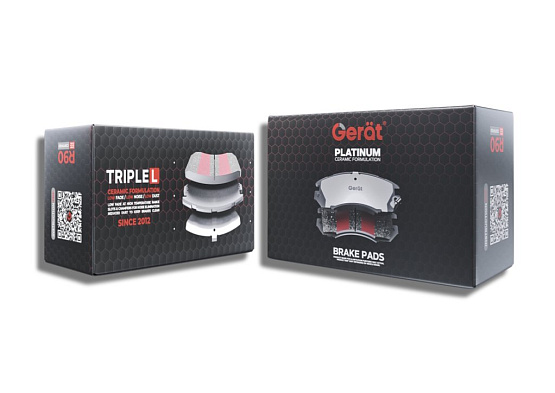 Тормозные колодки Gerat BPF098CG (передние) Ceramic