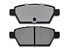Тормозные колодки Gerat BPR168PG (задние) Low-metallic