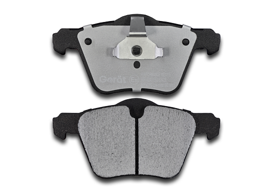 Тормозные колодки Gerat BPF307PG (передние) Low-metallic