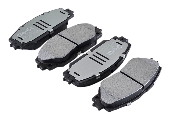 Тормозные колодки Gerat BPF021PG (передние) Low-metallic