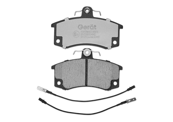 Тормозные колодки Gerat BPF147PG (передние) Low-metallic