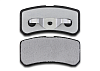 Тормозные колодки Gerat BPR122PG (задние) Low-metallic