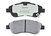 Тормозные колодки Gerat BPF117PG (передние) Low-metallic