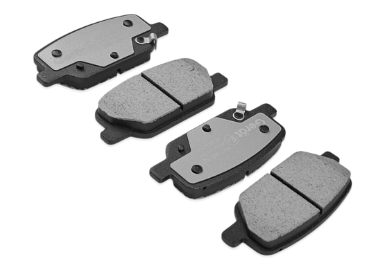 Тормозные колодки Gerat BPR163PG (задние) Low-metallic
