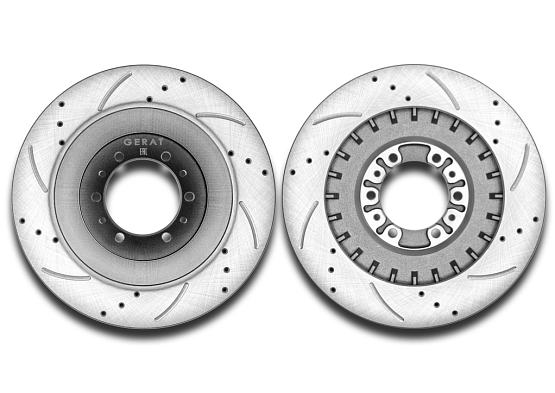 Тормозной диск Gerat DSK-F049W (передний) Performance