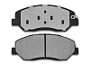 Тормозные колодки Gerat BPF131PG (передние) Low-metallic